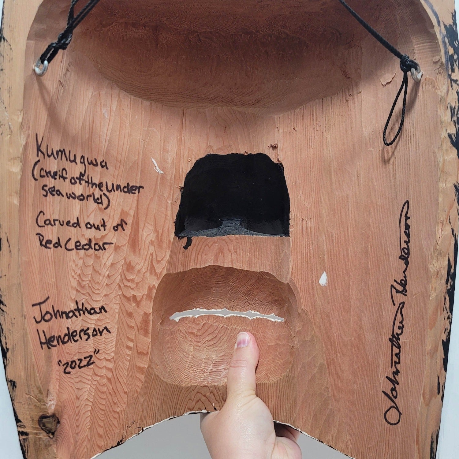 Chief of the Undersea World Mask by Kwakwaka'wakw artist Johnathan Henderson