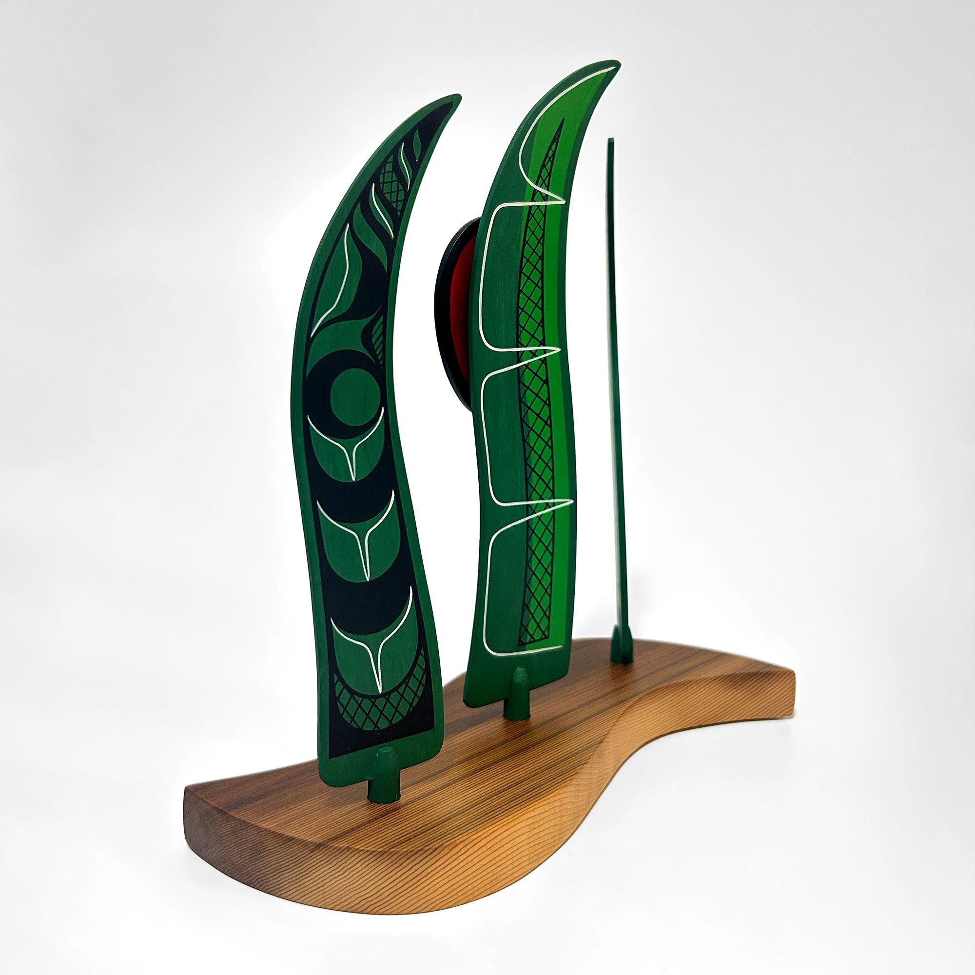 Ladybug Sculpture by Kwakwaka'wakw artist Rod Smith