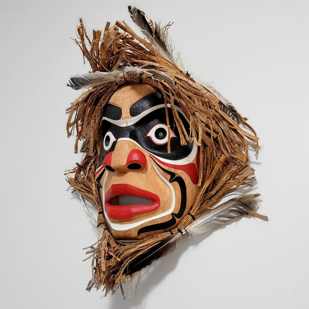 Medicine Man Mask by Kwakwaka'wakw artist James Kwaksistala