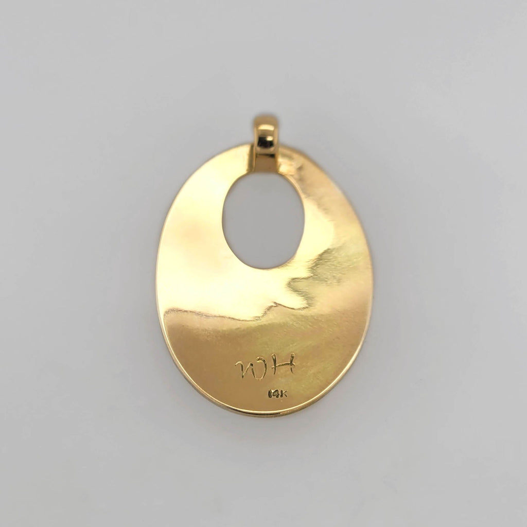Gold Eagle Pendant by Tsimshian artist Bill Helin