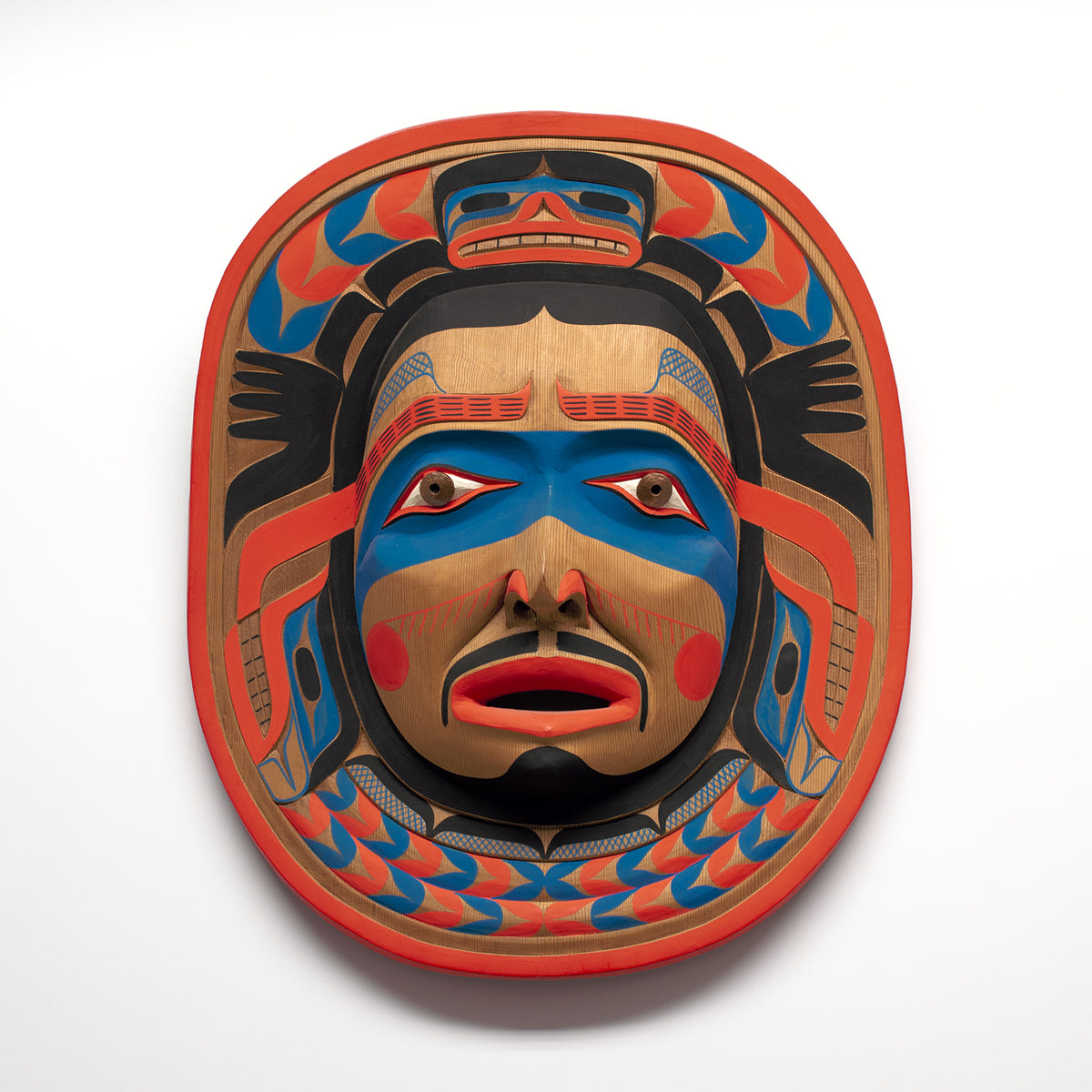 Moon Mask by Nuu-chah-nulth artist Patrick Amos