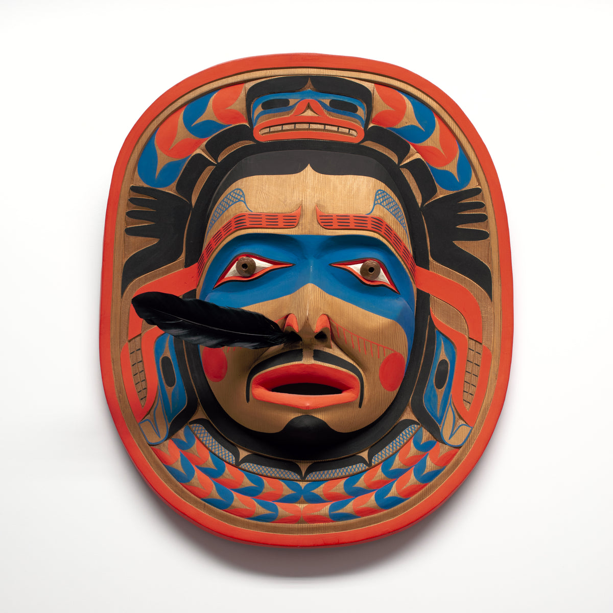 Moon Mask by Nuu-chah-nulth artist Patrick Amos