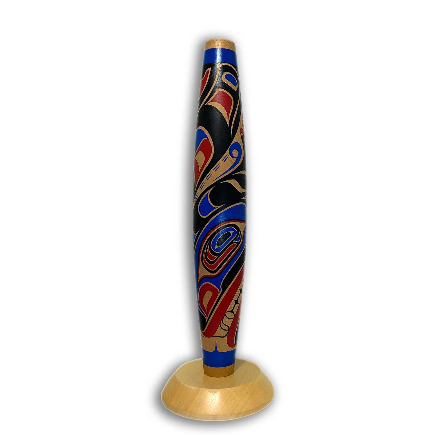 Orca Cradle Rattle by Kwakwaka'wakw artist Johnathan Henderson