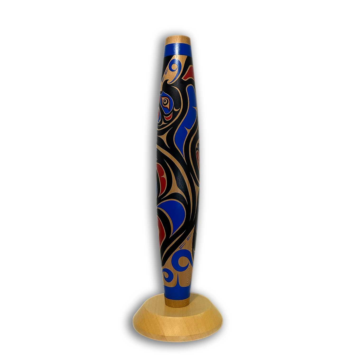 Orca Cradle Rattle by Kwakwaka'wakw artist Johnathan Henderson