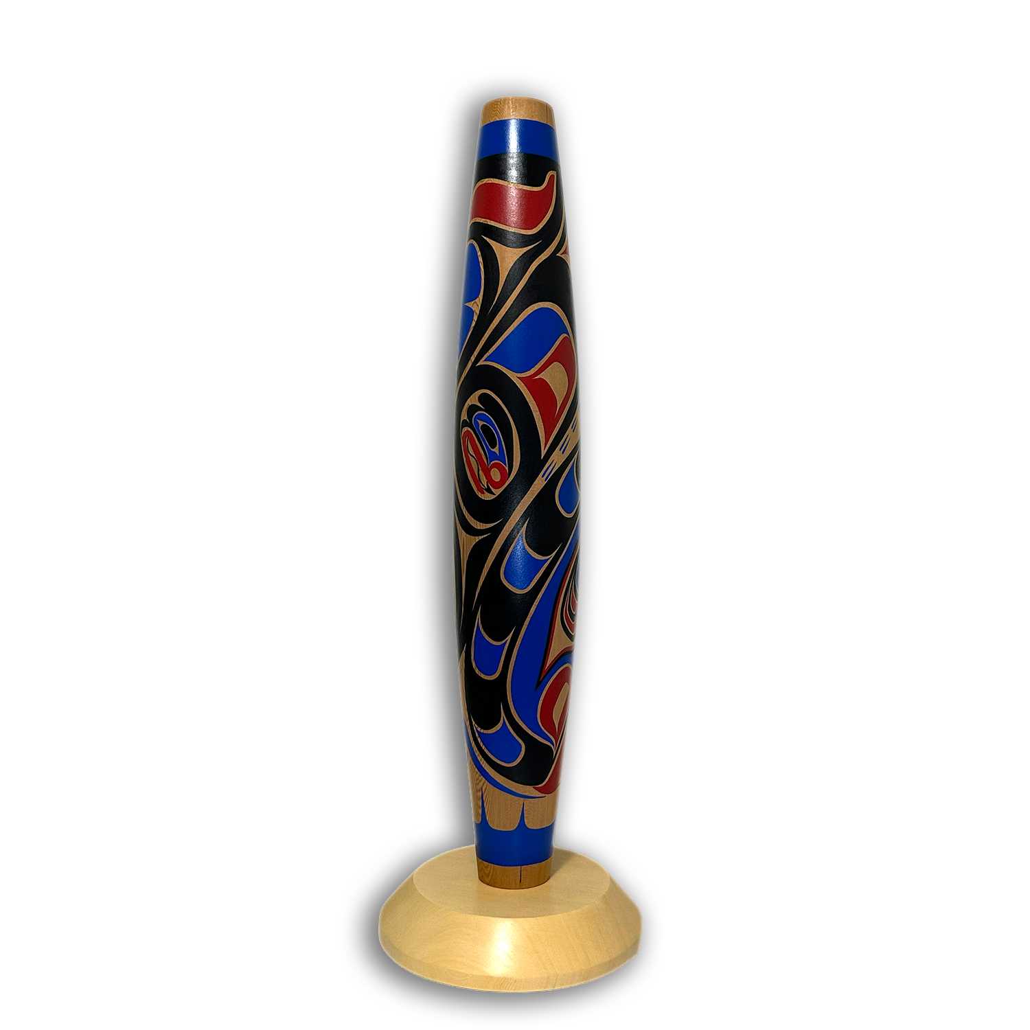 Orca Cradle Rattle by Kwakwaka'wakw artist Johnathan Henderson