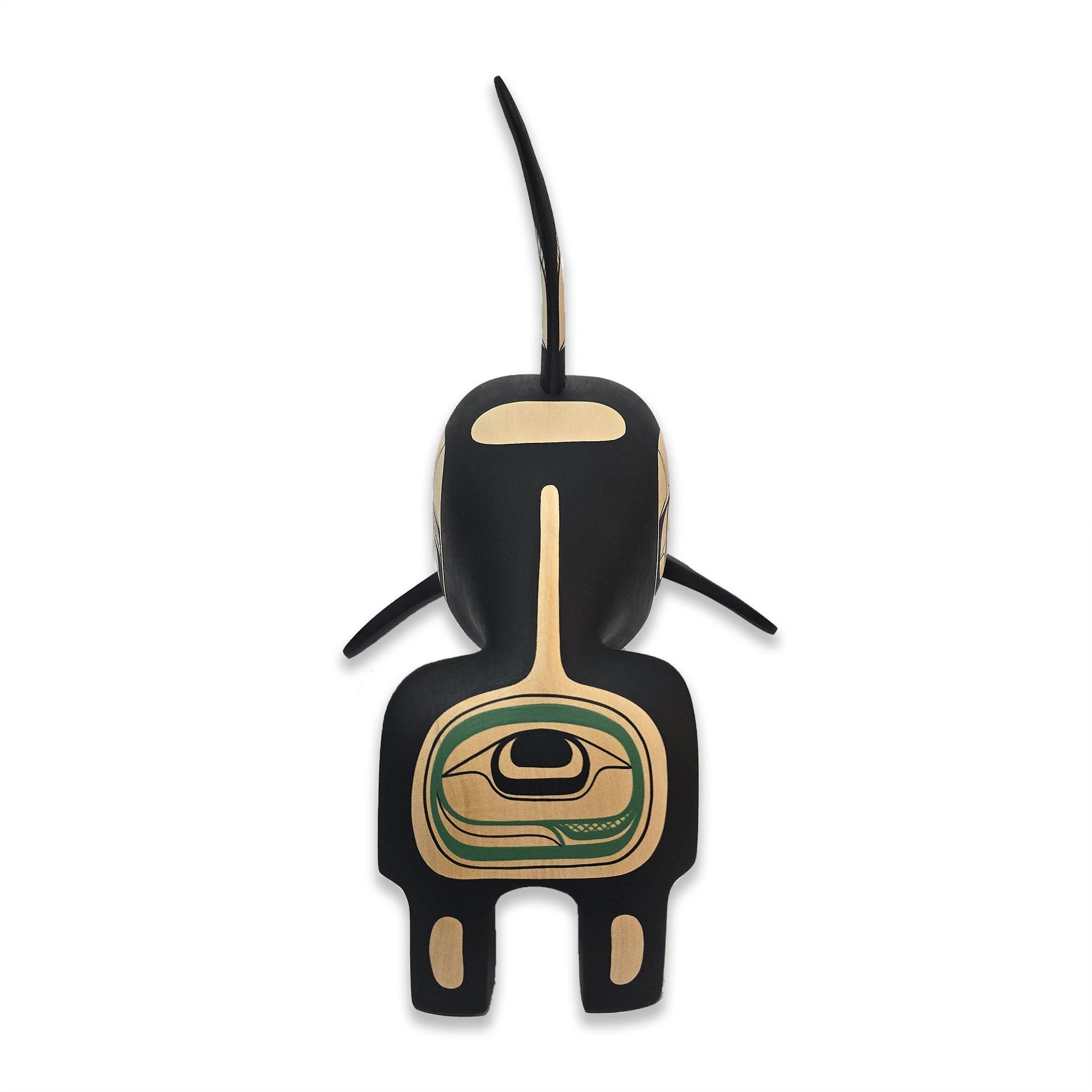 Orca Sculpture by Kwakwaka'wakw artist Rod Smith