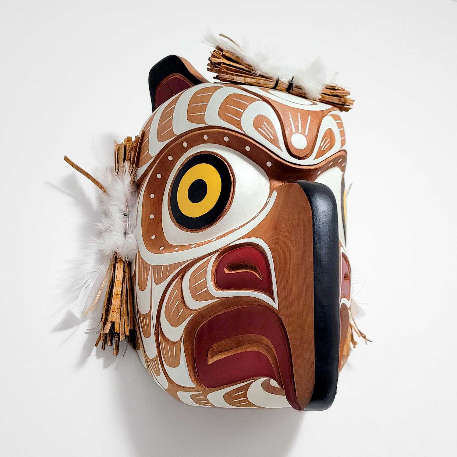 White Owl Mask by Kwakwaka'wakw Master Carver Bill Henderson