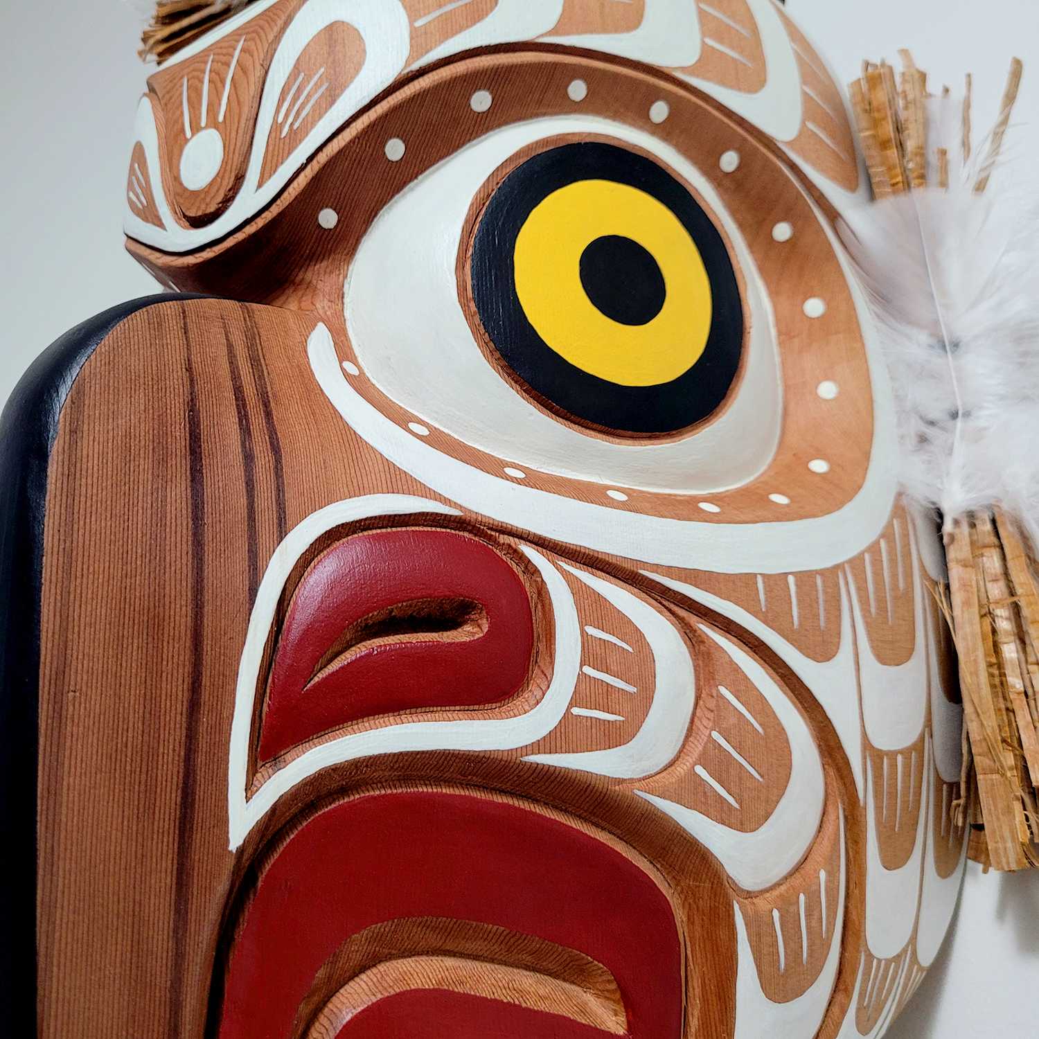 White Owl Mask by Kwakwaka'wakw Master Carver Bill Henderson