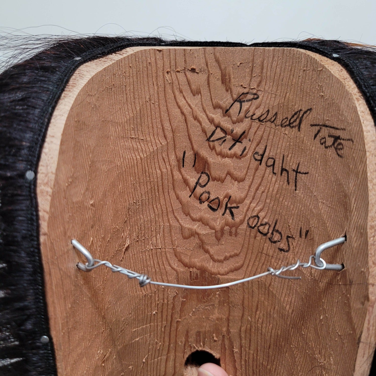 Carved Wild Man of the Sea Mask by Nuu-chah-nulth artist Russell Tate