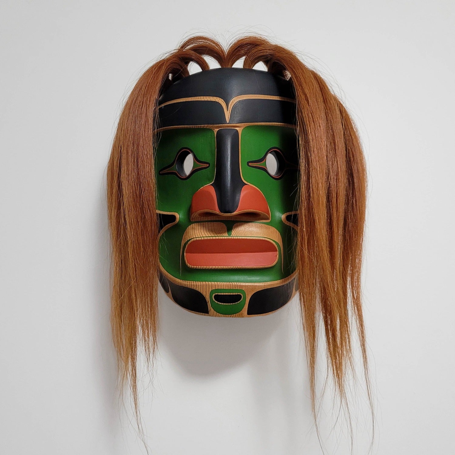 Cedar Portrait Mask by Kwakwaka'wakw carver Steve Smith