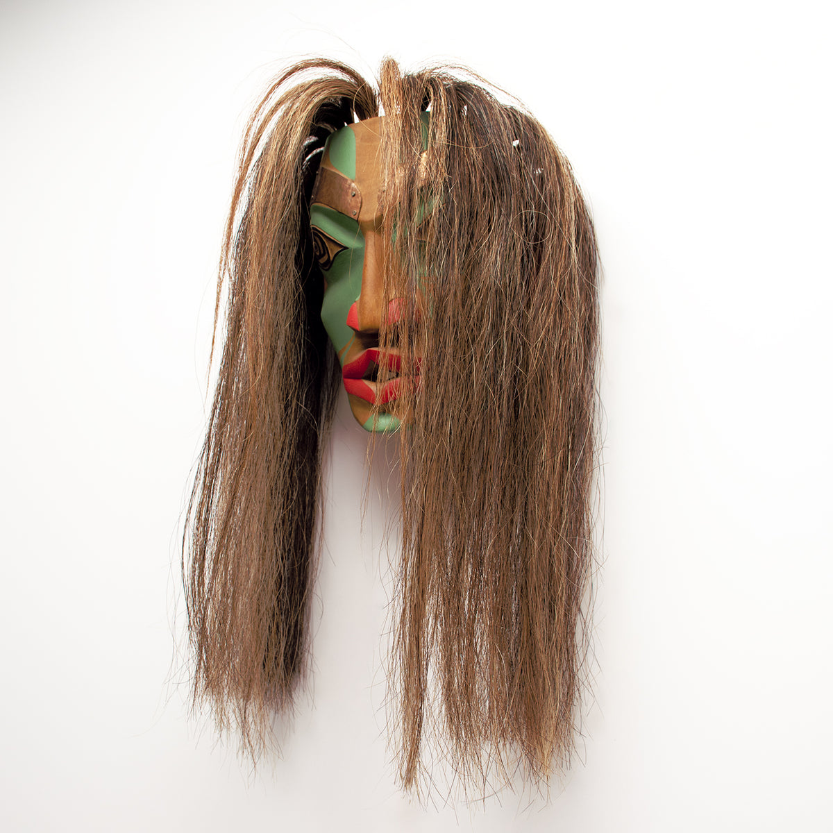 Portrait Mask by Tahltan artist Vern Etzerza