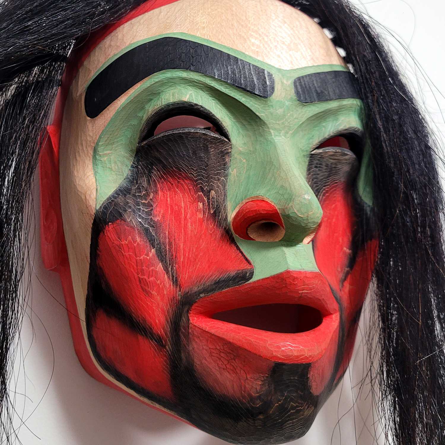 Portrait Mask by Kwakwaka'wakw carver Raymond Shaw