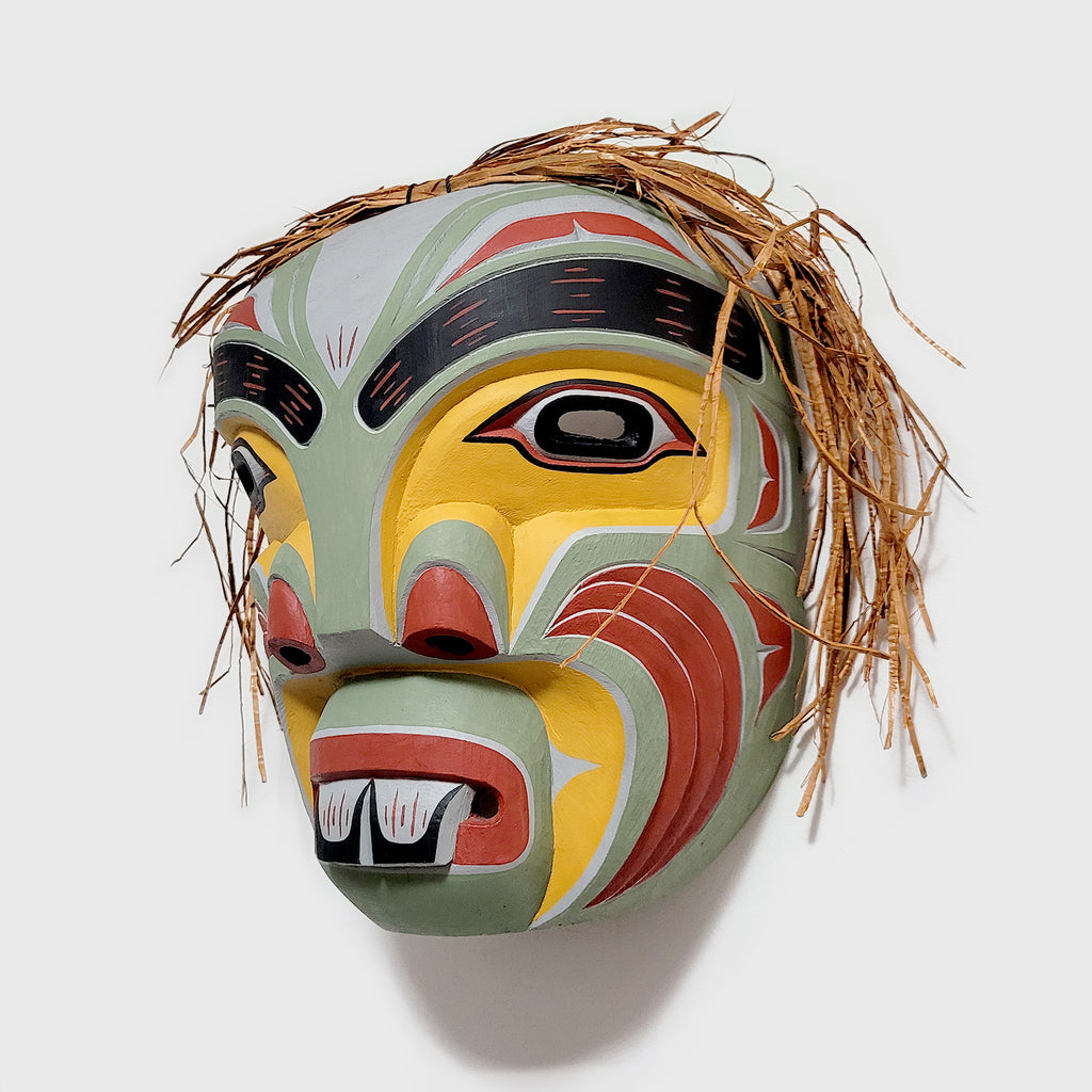 Pugwis or Merman Mask by Kwakiutl carver Jason Hunt