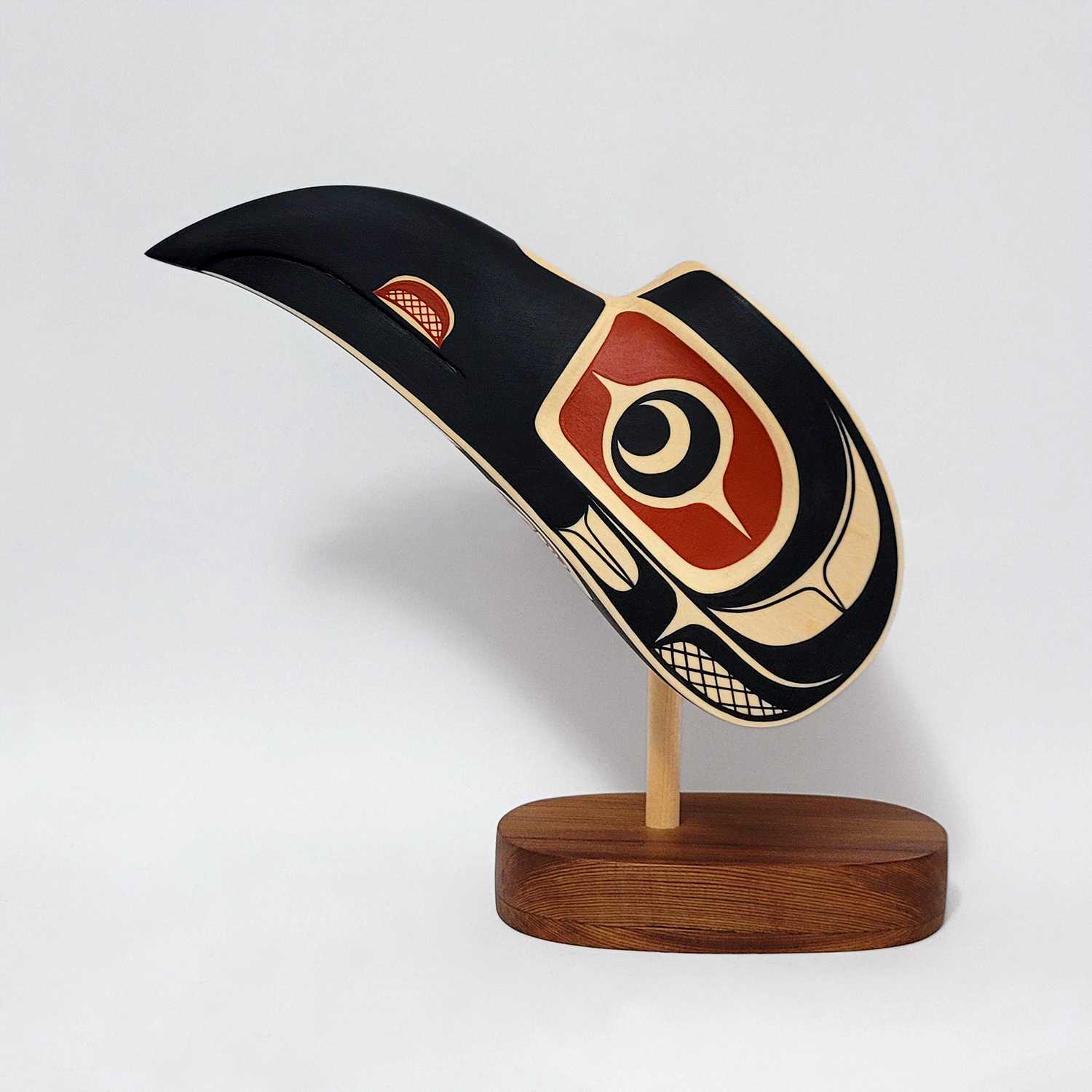 Indigenous Raven Maskette by Kwakwaka'wakw artist Rod Smith