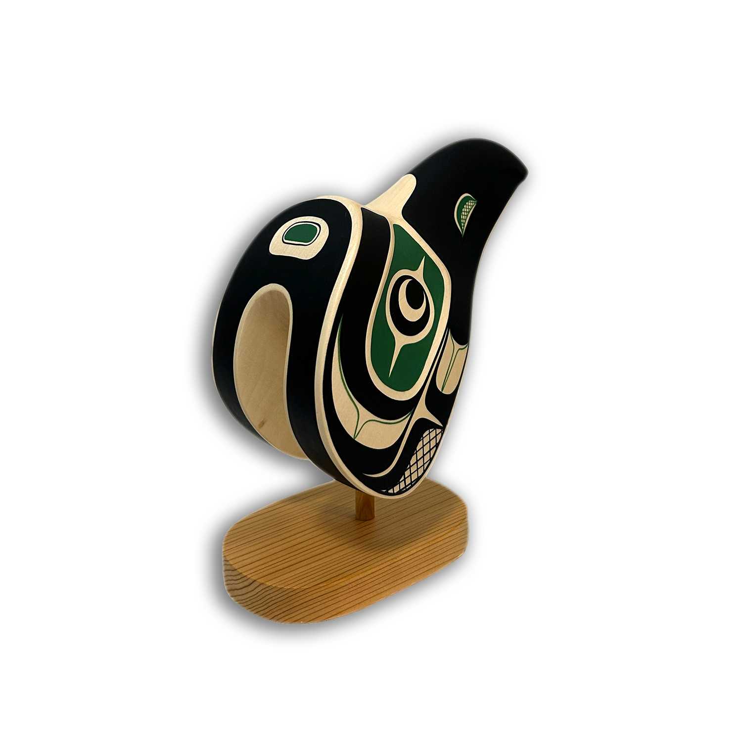 Raven Maskette by Kwakwaka'wakw artist Rod Smith
