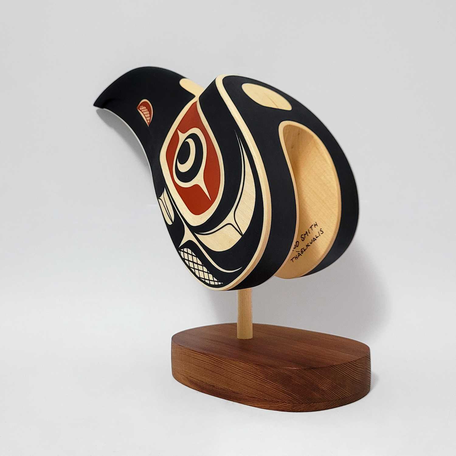 Indigenous Raven Maskette by Kwakwaka'wakw artist Rod Smith