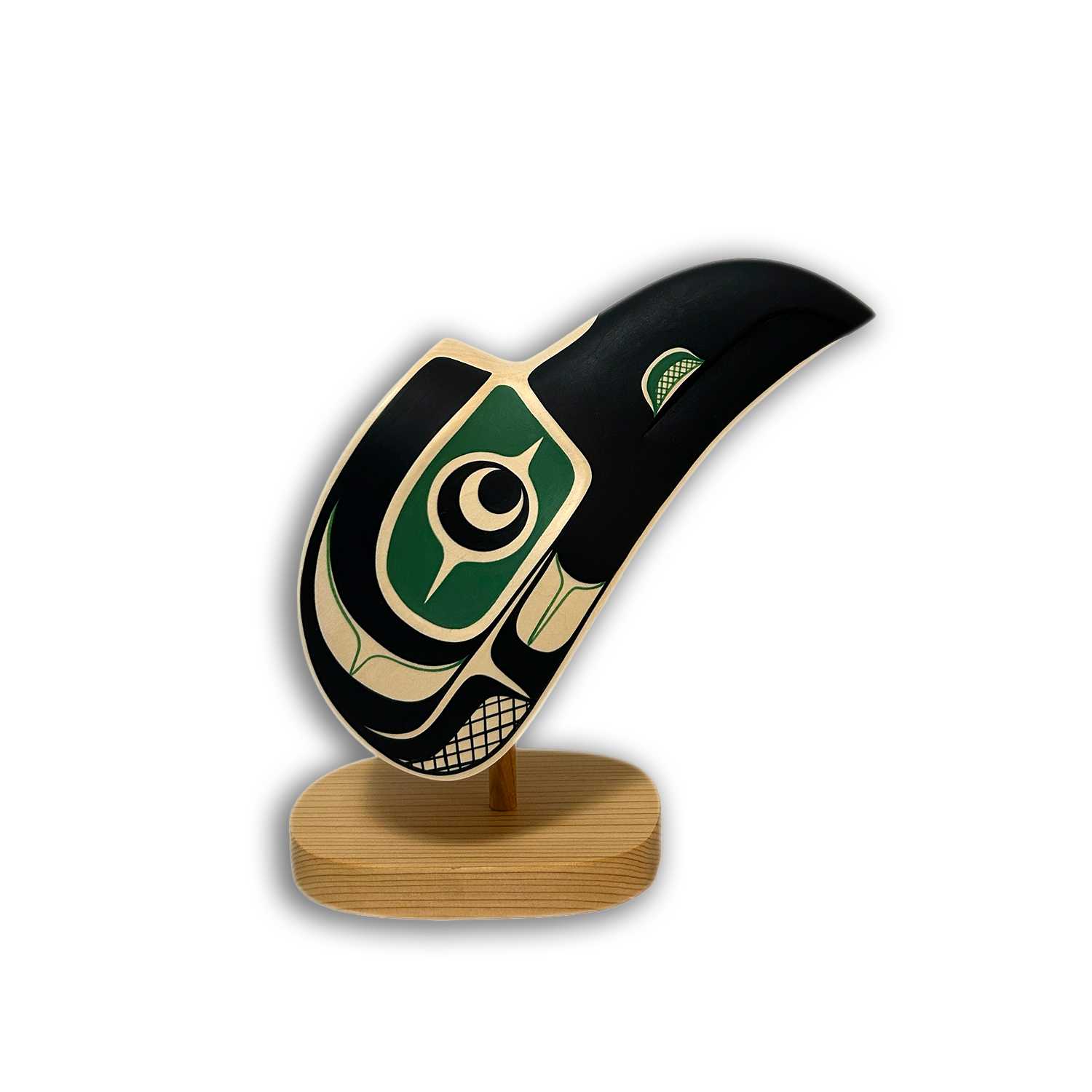 Raven Maskette by Kwakwaka'wakw artist Rod Smith