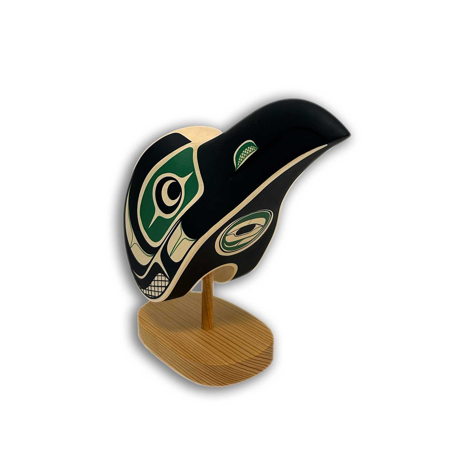Raven Maskette by Kwakwaka'wakw artist Rod Smith