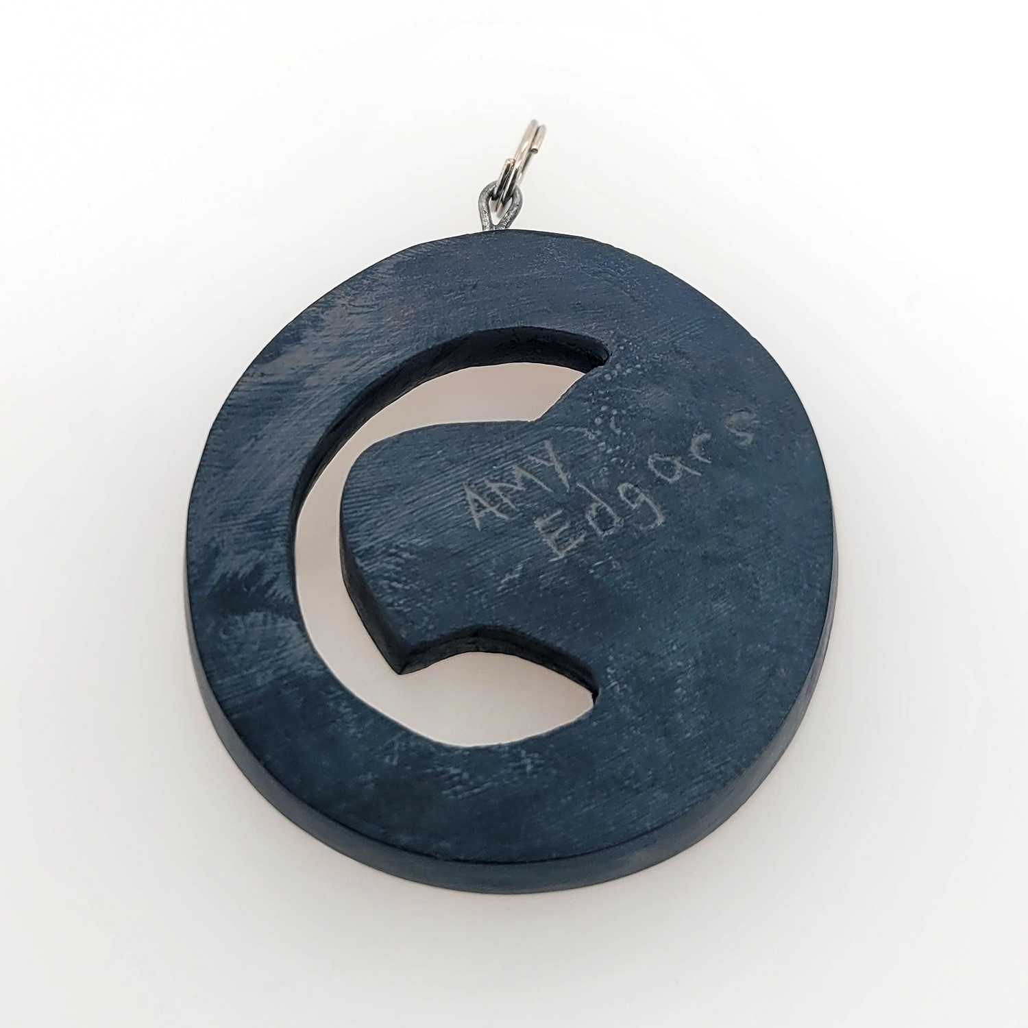 Haida Argillite Eagle Pendant by Amy Edgars