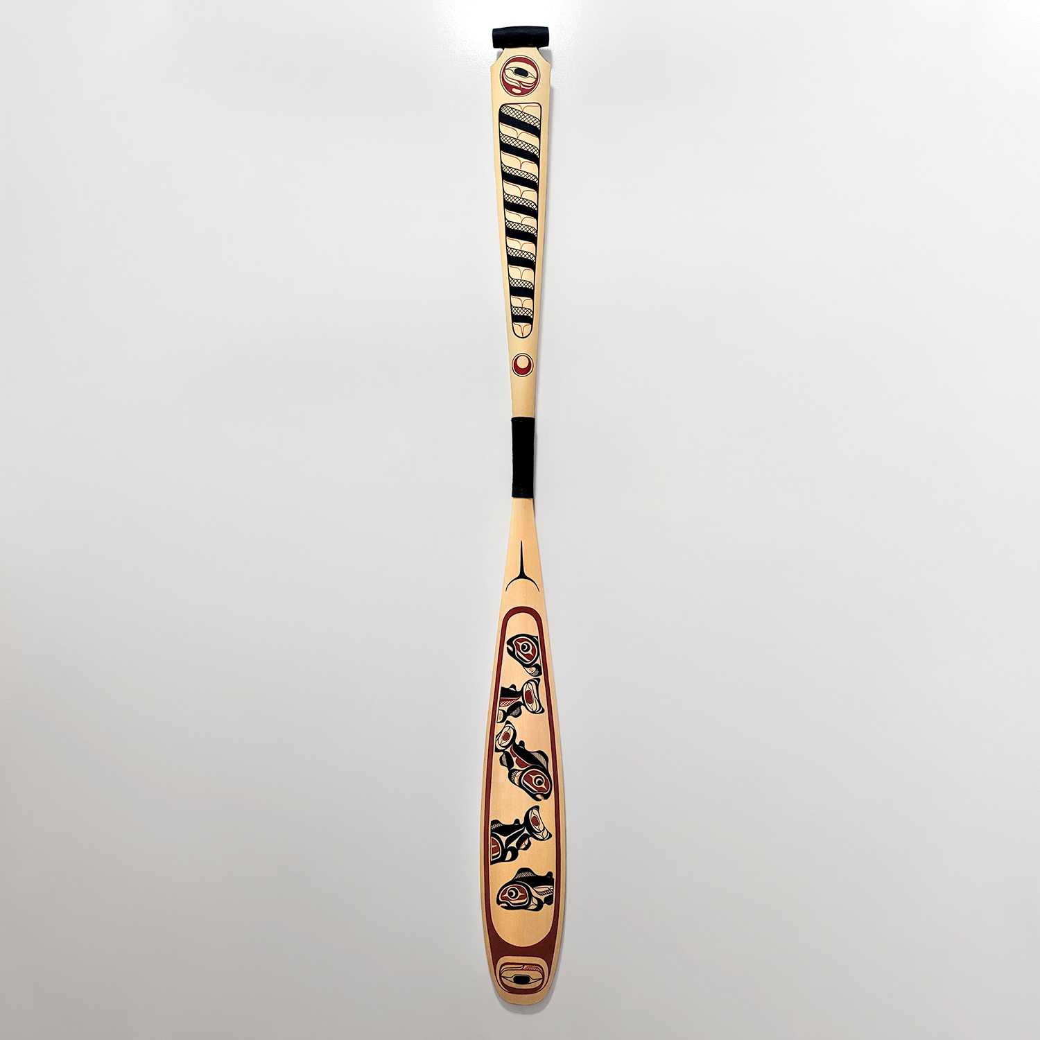 Salmon Paddle by Kwakwaka'wakw artist Rod Smith