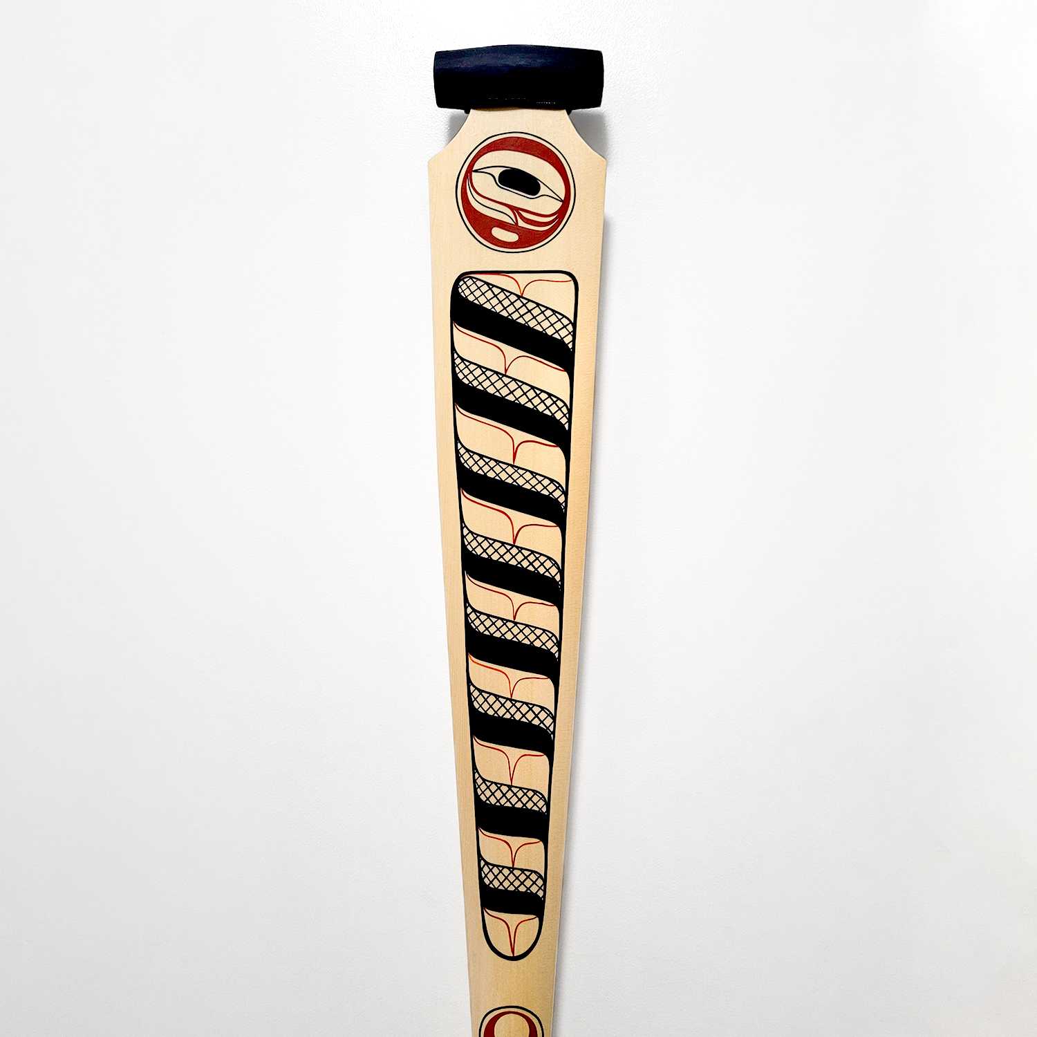 Salmon Paddle by Kwakwaka'wakw artist Rod Smith