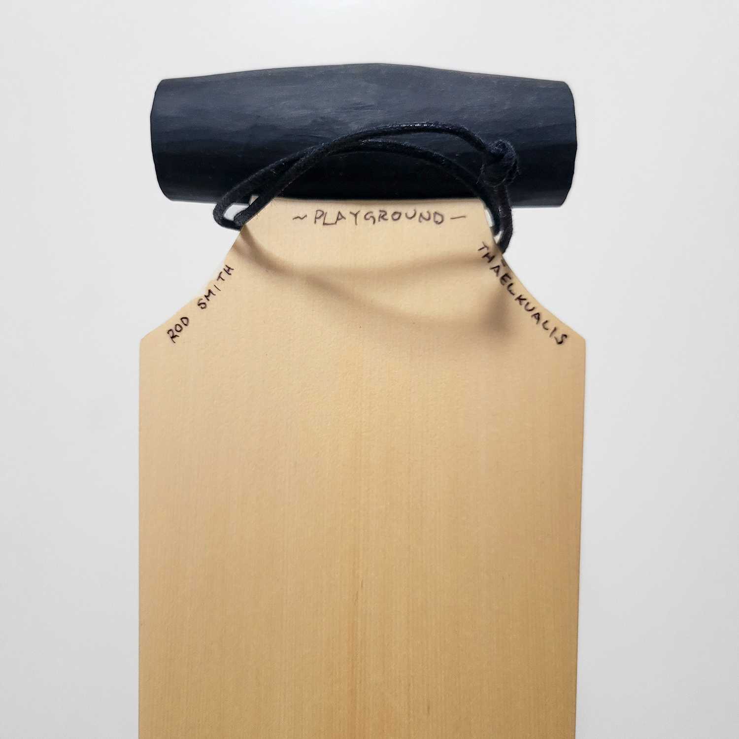 Salmon Paddle by Kwakwaka'wakw artist Rod Smith