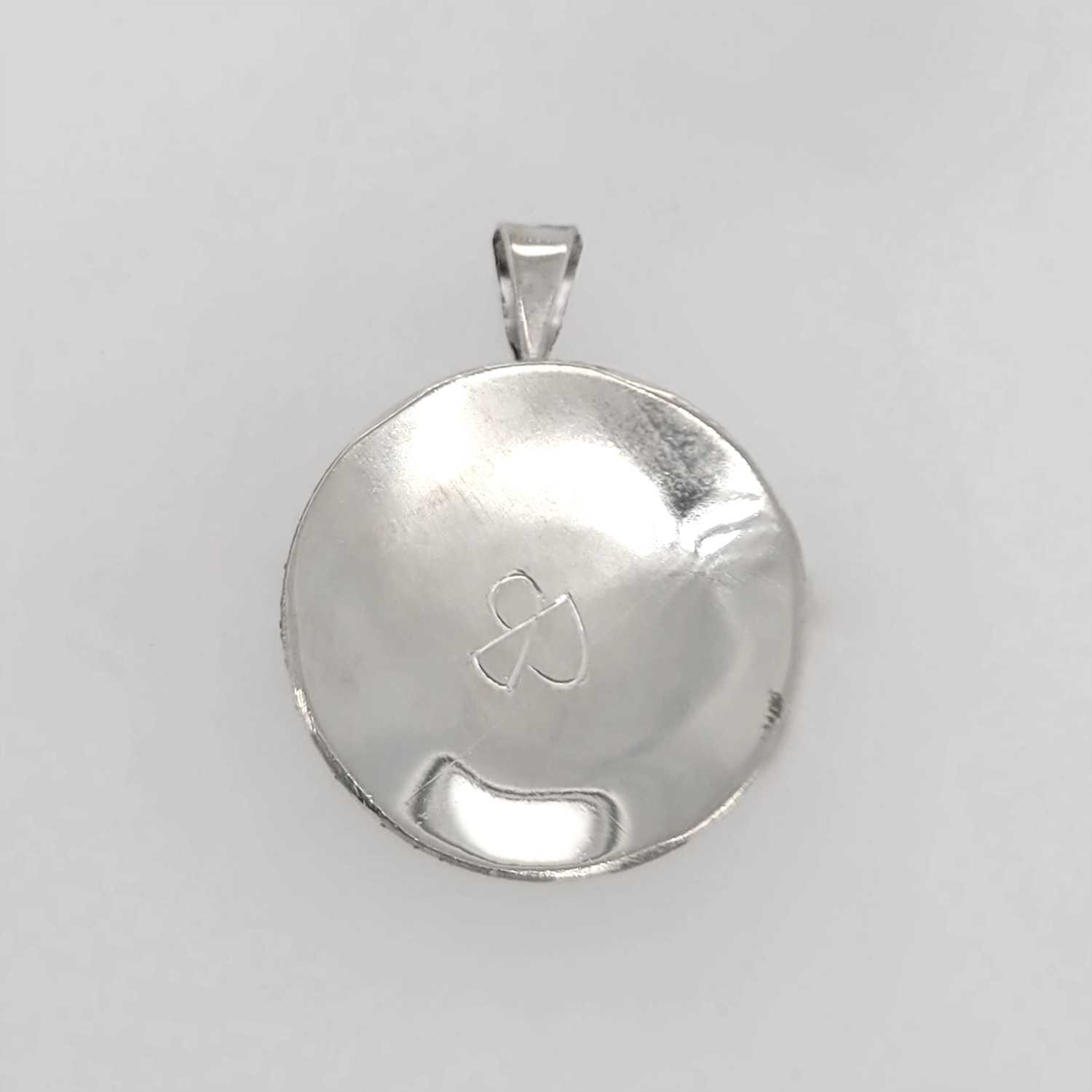 Silver Salmon Pendant by Coast Salish Artist Jody Sparrow