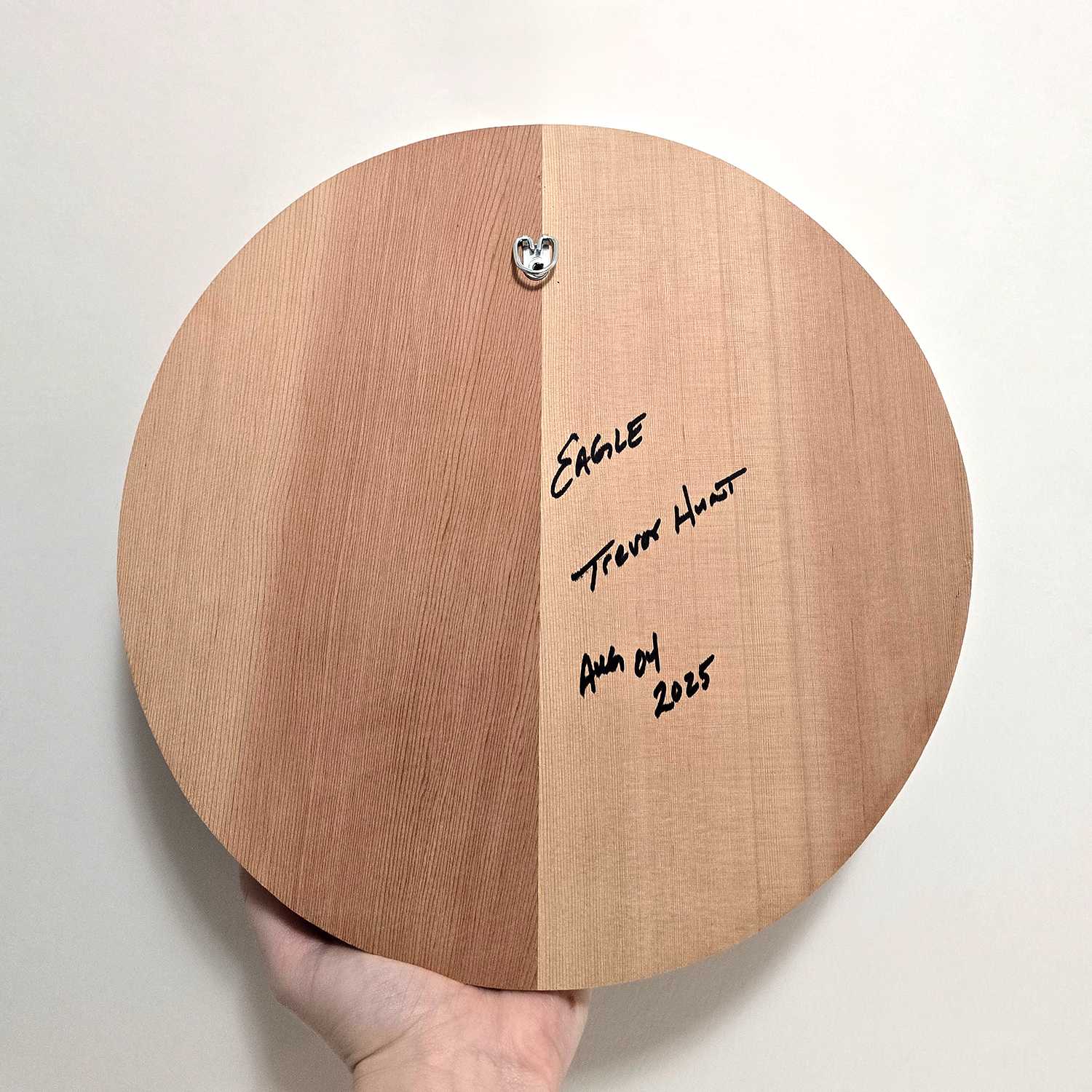 sandblasted eagle panel by kwakwaka'wakw artist Trevor Hunt