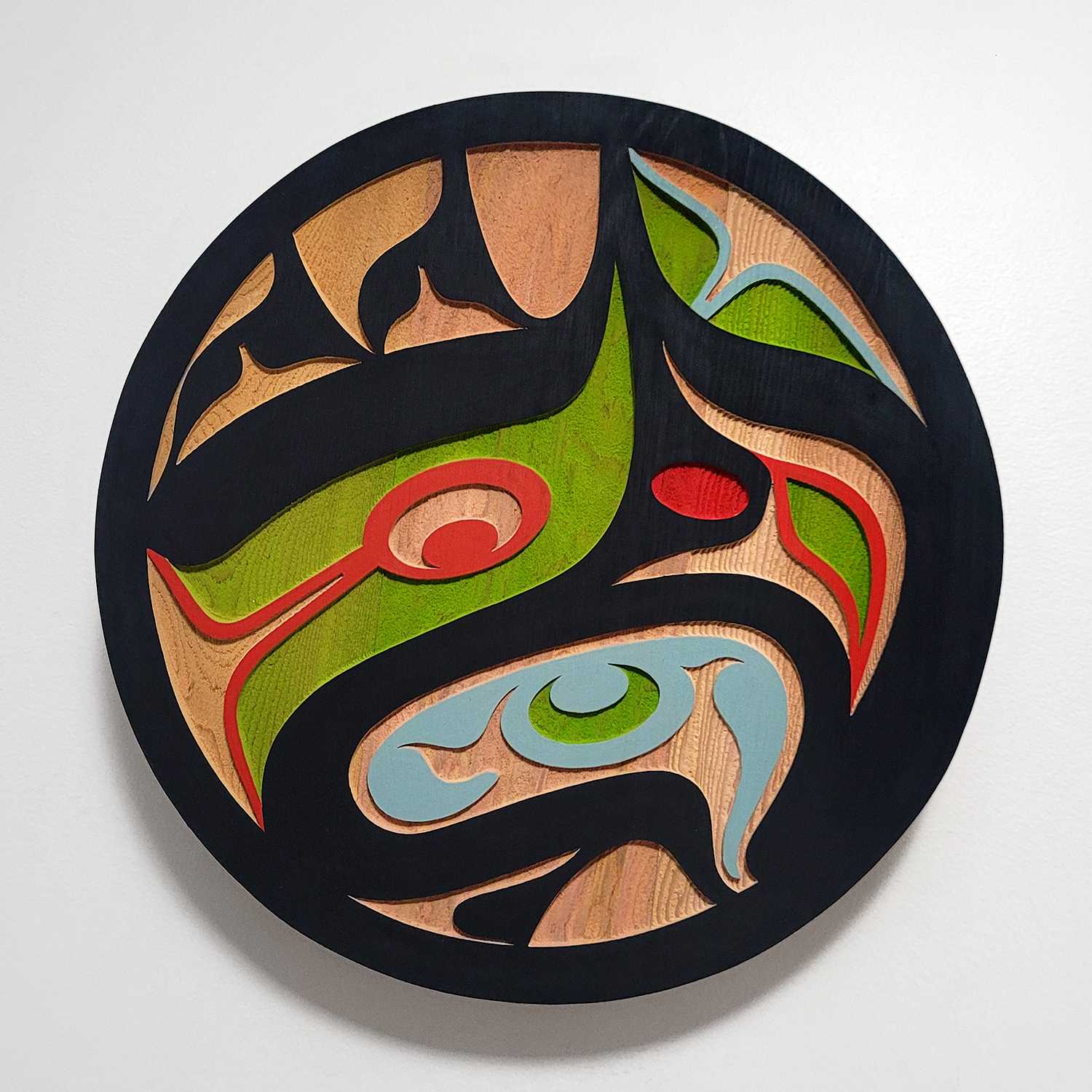 Sandblasted Thunderbird Panel by native artist Trevor Hunt