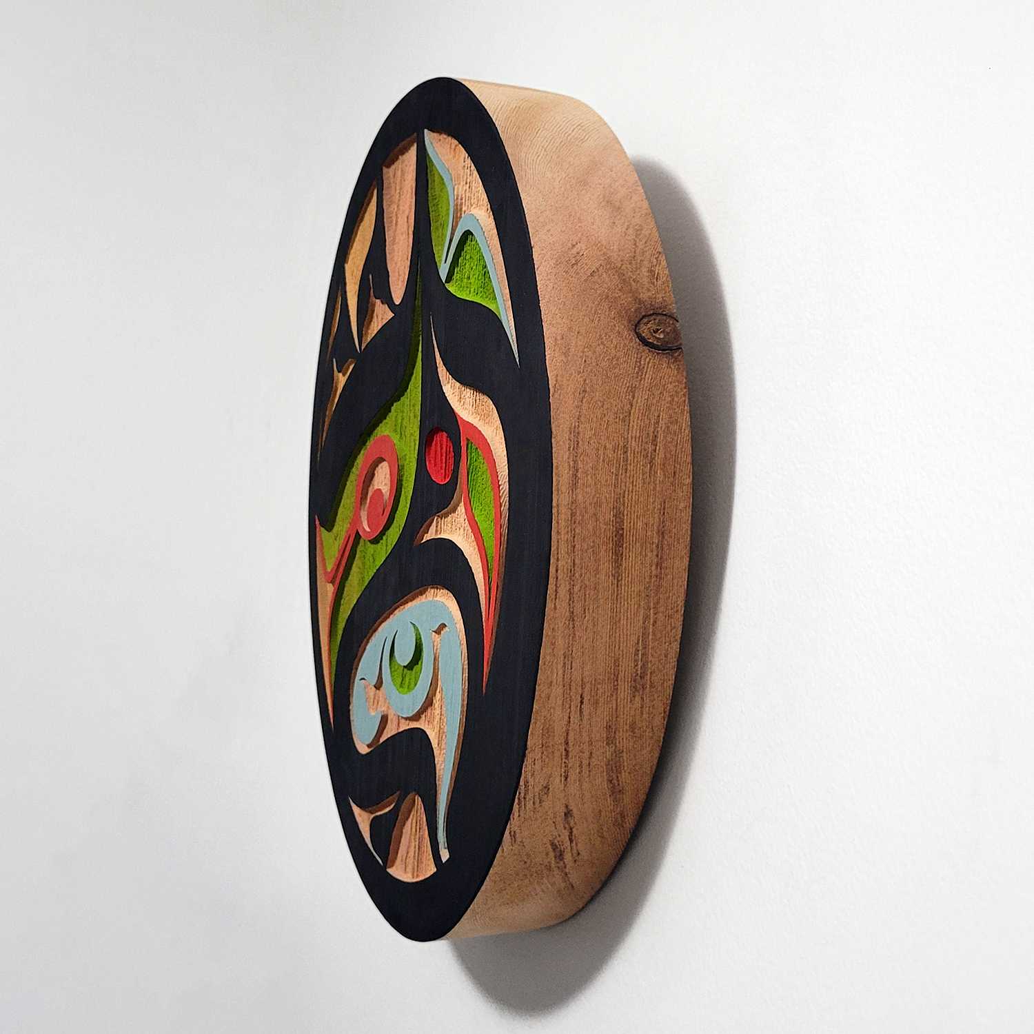 Sandblasted Thunderbird Panel by native artist Trevor Hunt