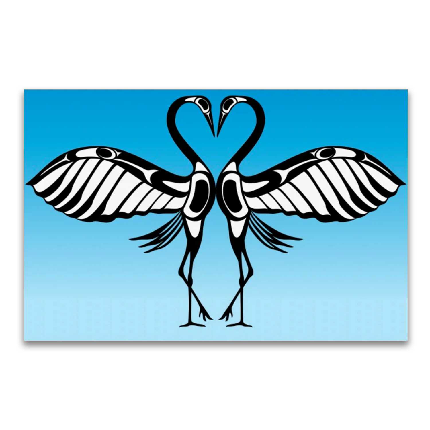 Sandhill Cranes Print by Tsimshian artist Roy Henry Vickers