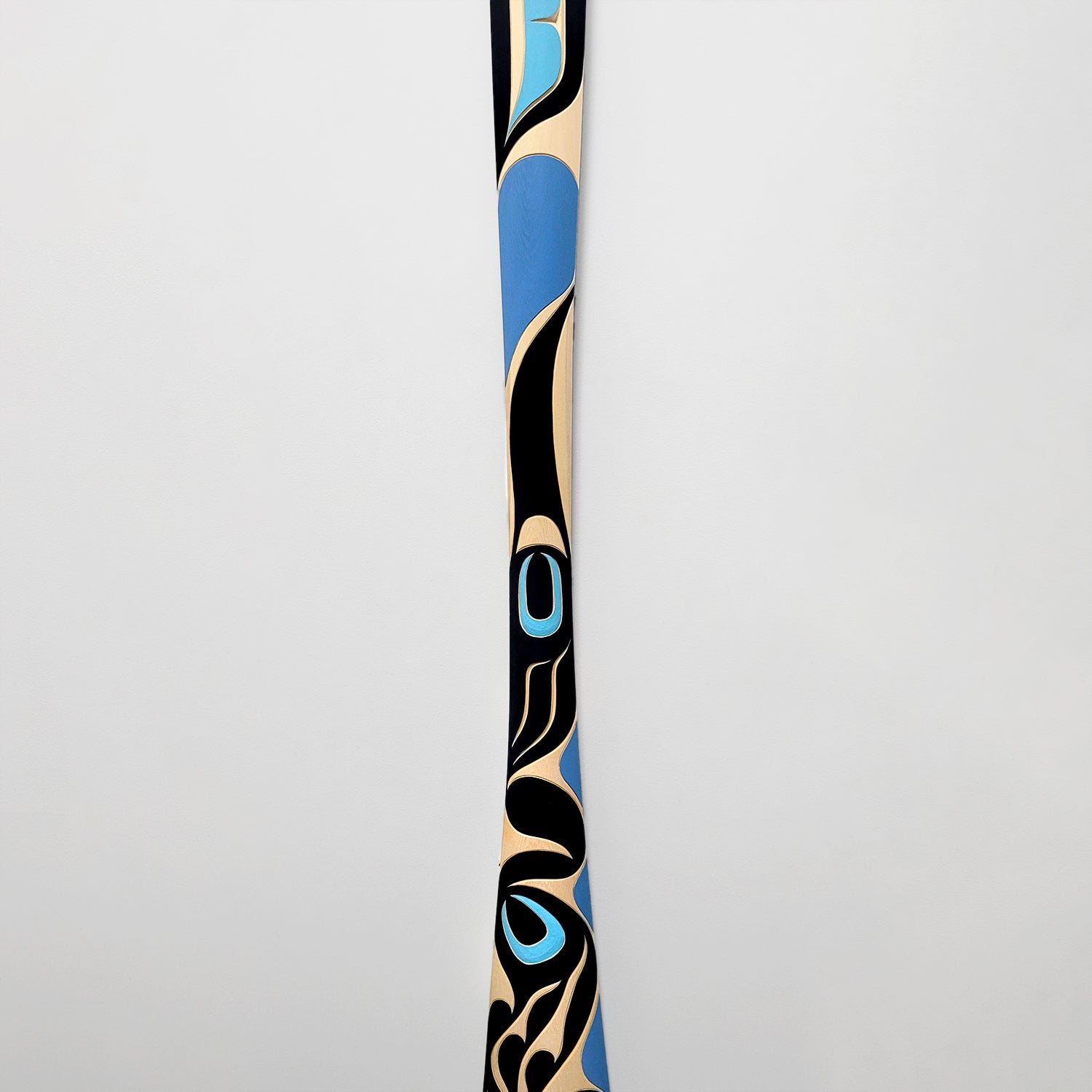 Cedar Sea Otter Paddle by Kwakiutl artist Trevor Hunt