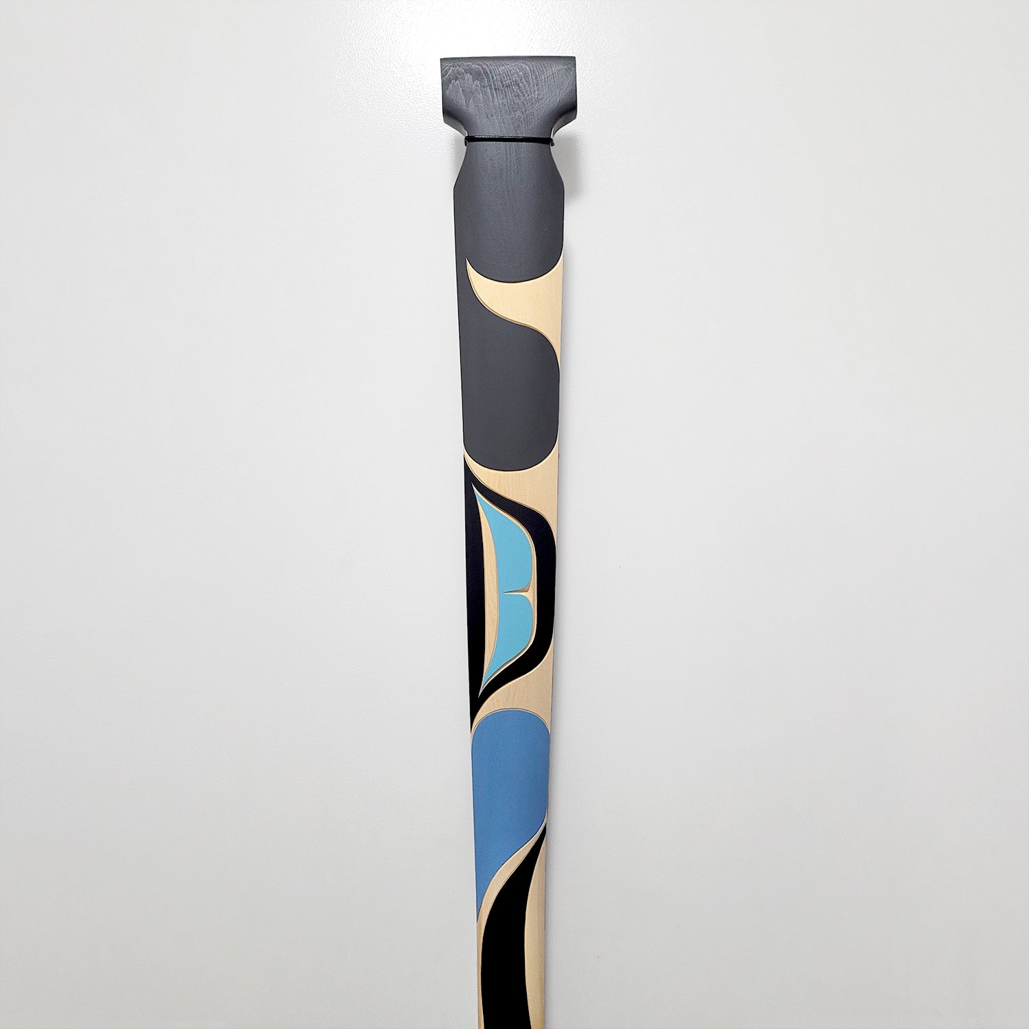 Cedar Sea Otter Paddle by Kwakiutl artist Trevor Hunt