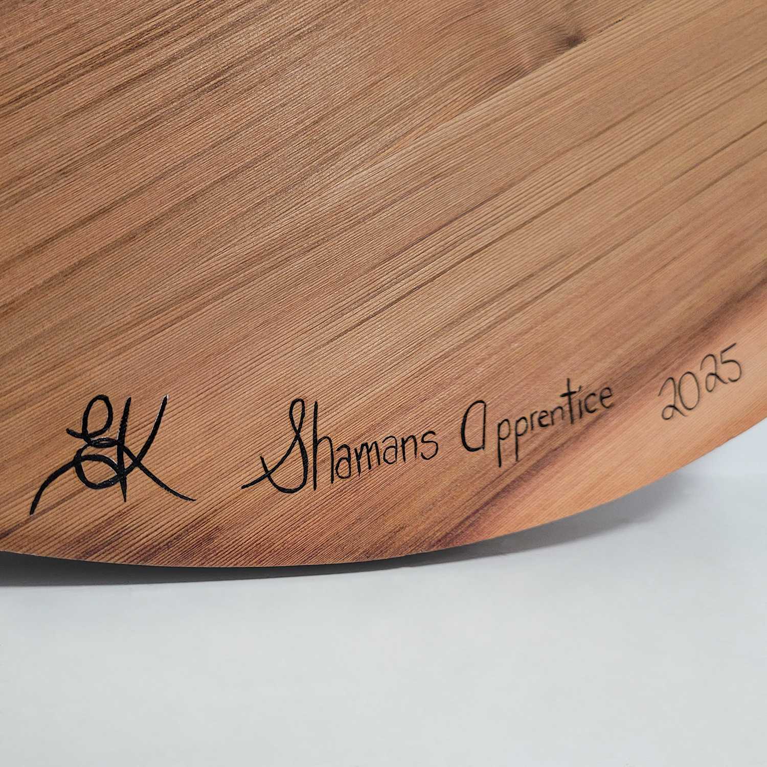 Octopus cedar panel by Native female carver Kiri Geen