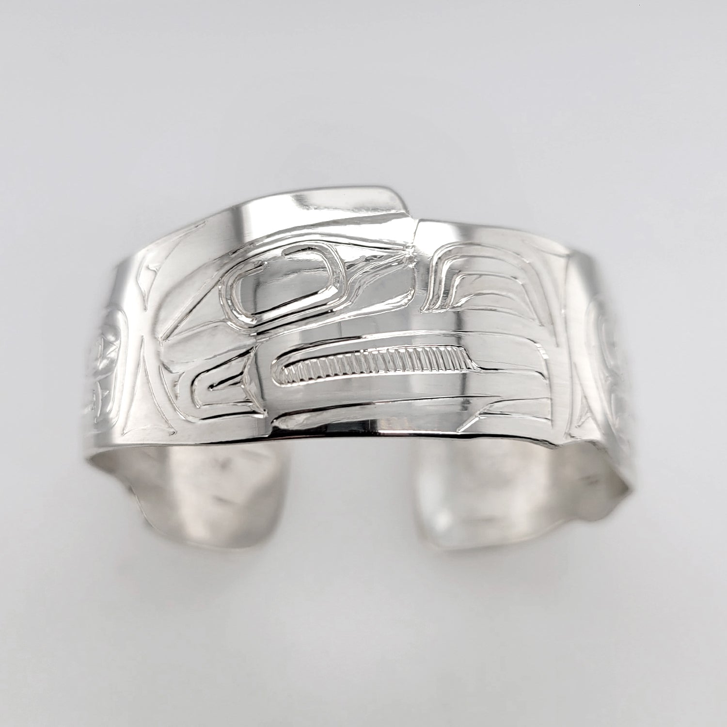 Silver Eagle Bracelet by Haida artist Garner Moody