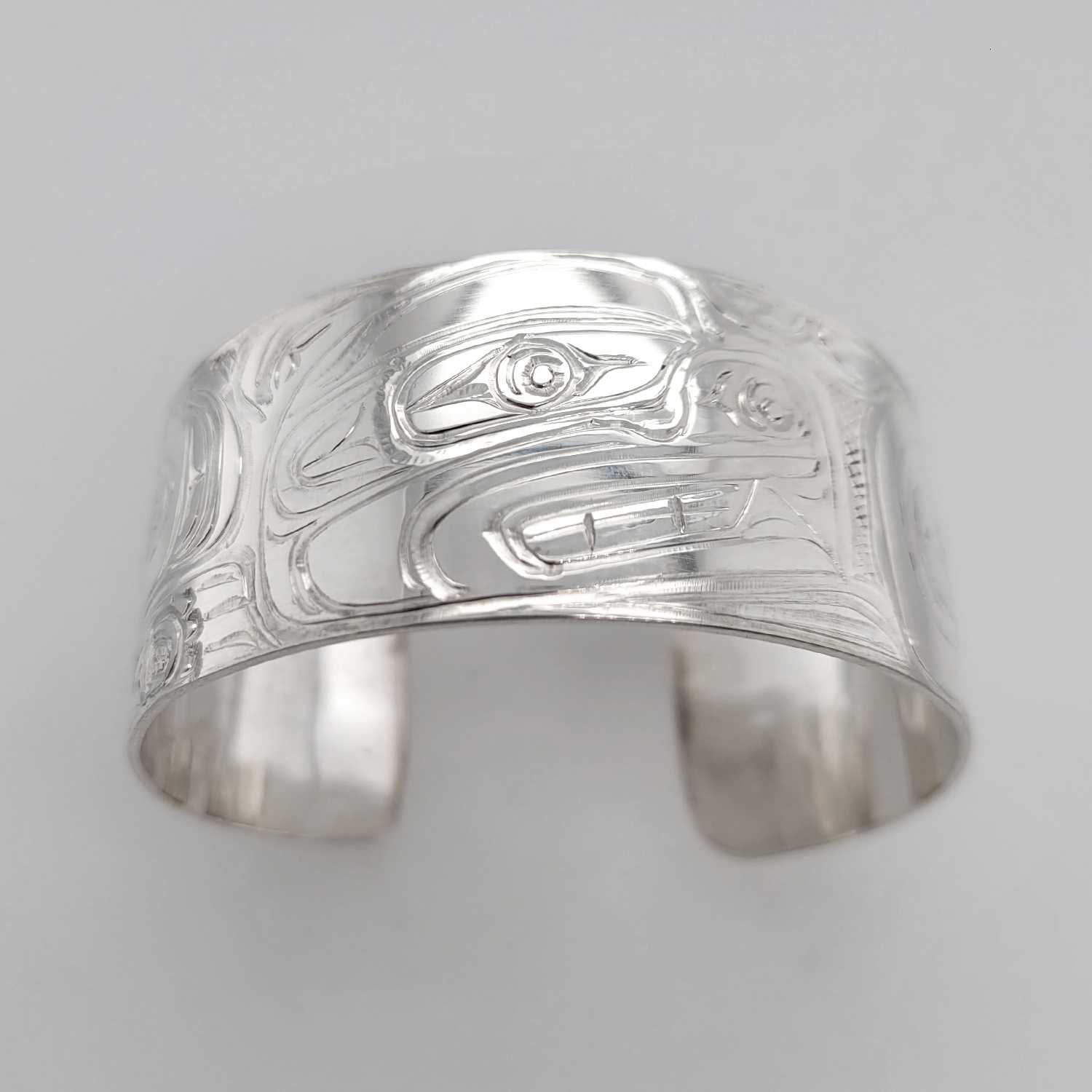 Silver Bear Bracelet by Kwakwaka'wakw artist Don Wadhams