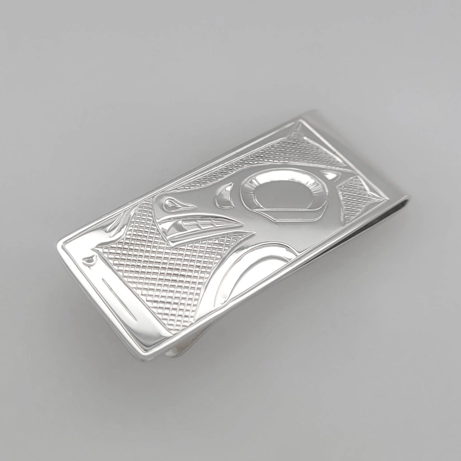 First Nations Silver Money Clips by Cree artist Justin Rivard