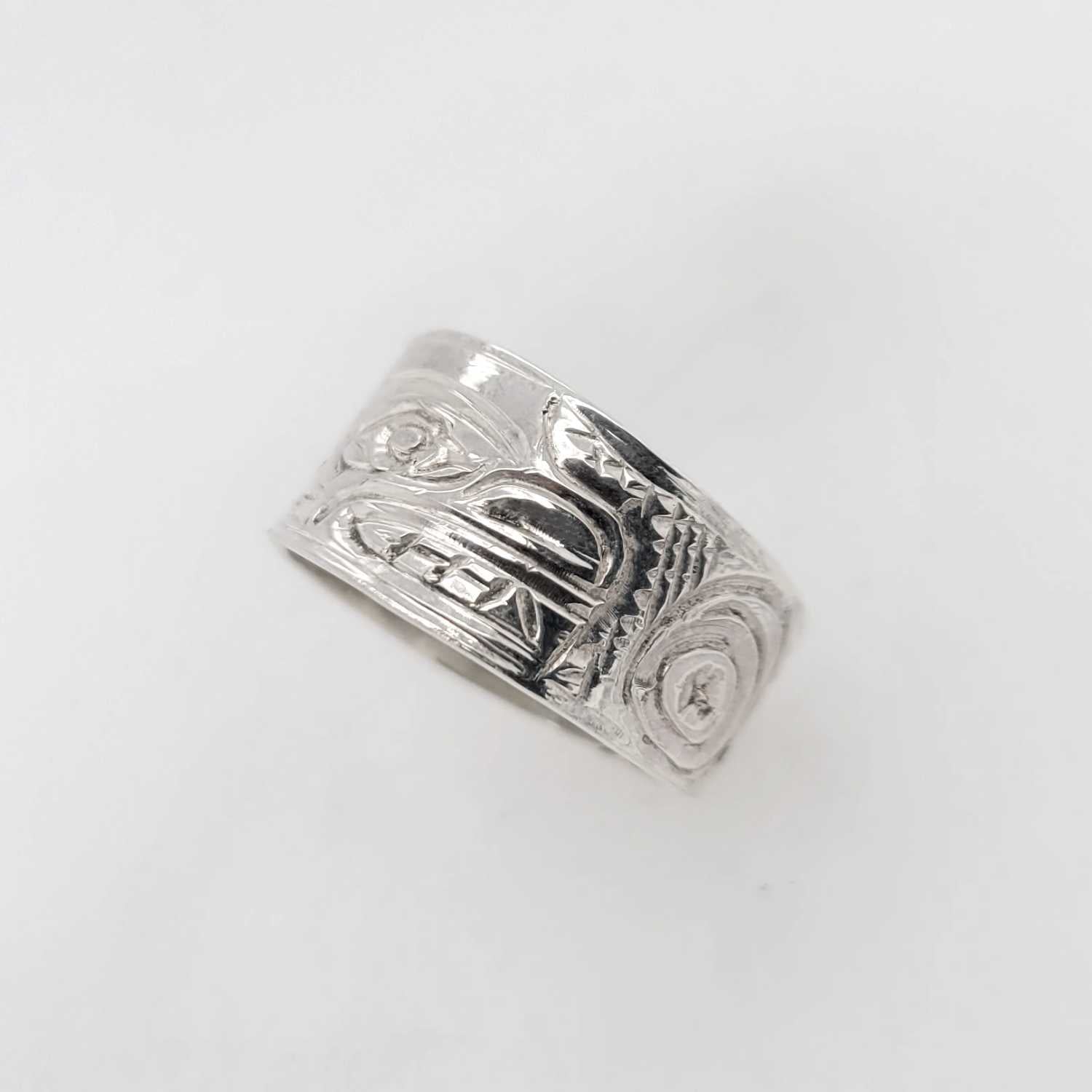 Silver Bear Ring by Kwakwaka'wakw artist Don Wadhams
