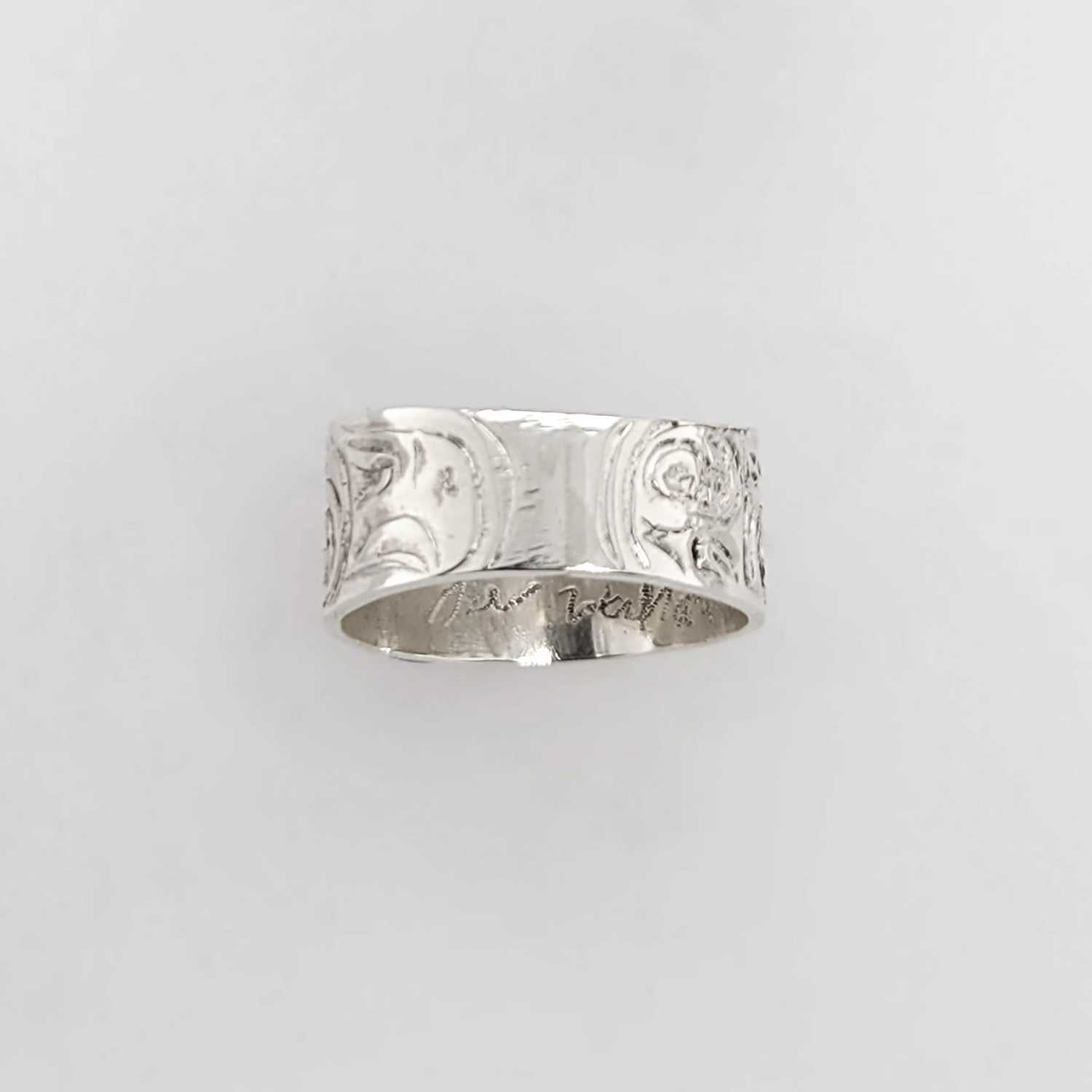 Silver Bear Ring by Kwakwaka'wakw artist Don Wadhams