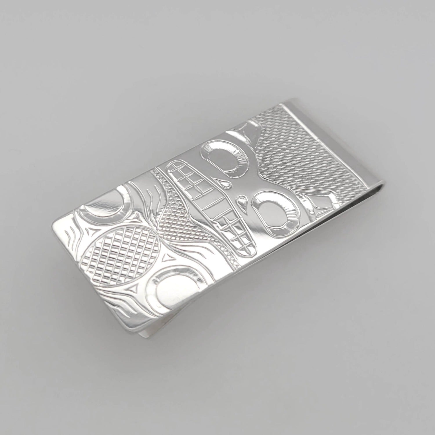 First Nations Silver Money Clips by Cree artist Justin Rivard