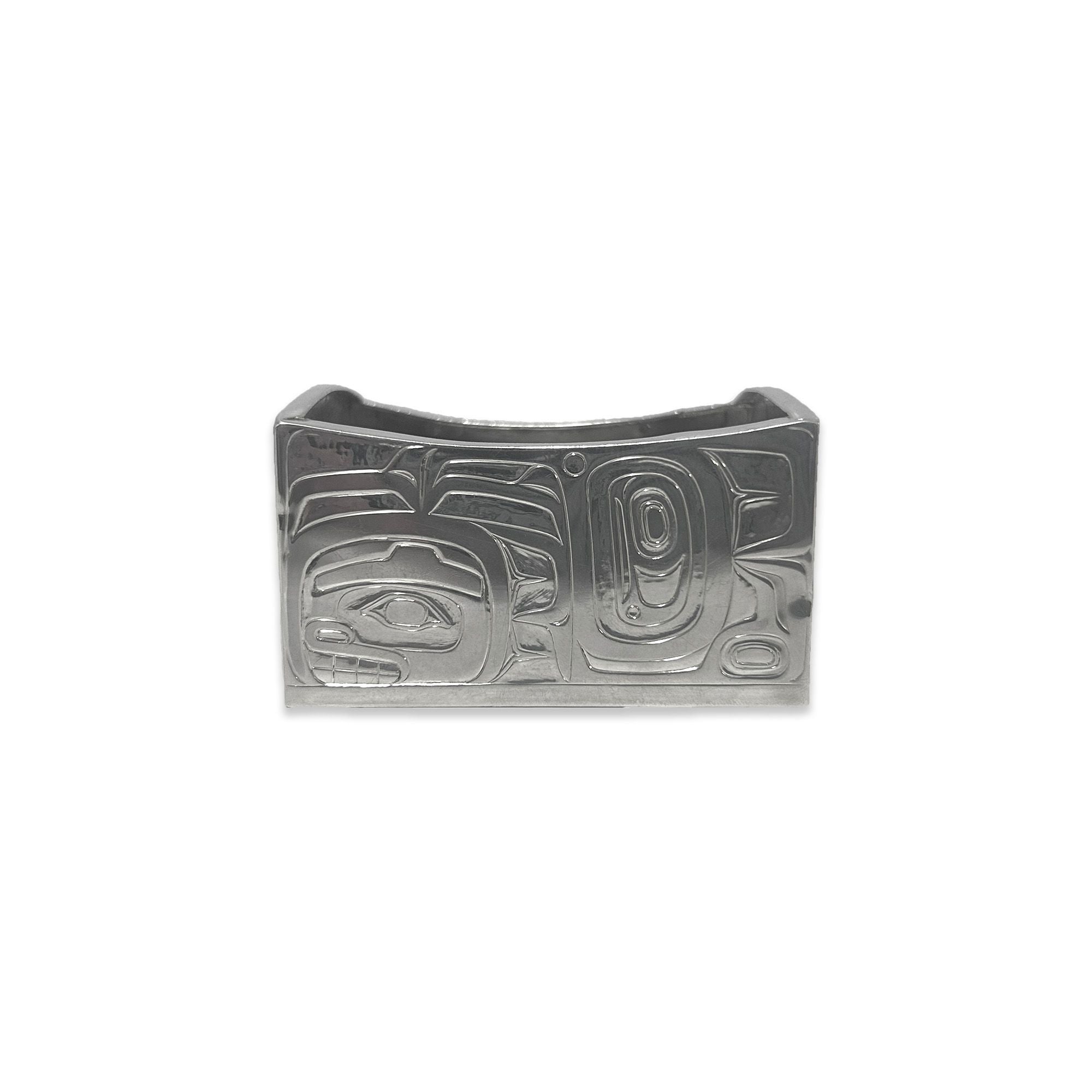 Silver Trinket Box by Haida artist Derek White