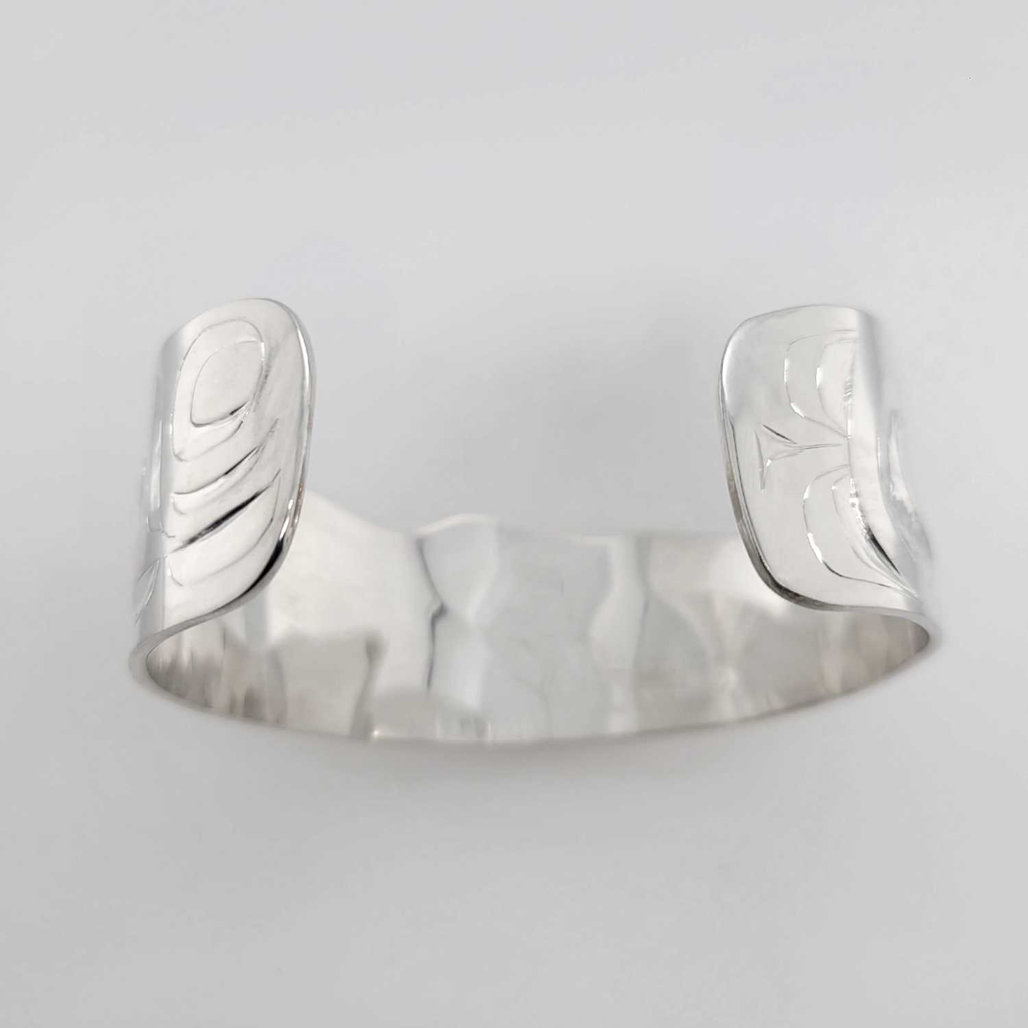 Silver Eagle Bracelet by Haida artist Alvin Adkins