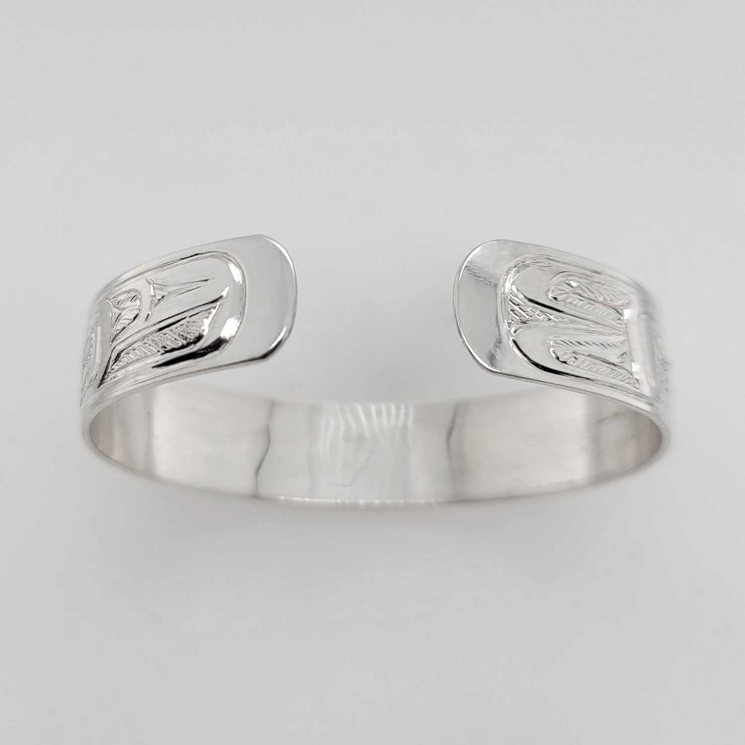 Silver Eagle Bracelet by Tsimshian artist Bill Helin