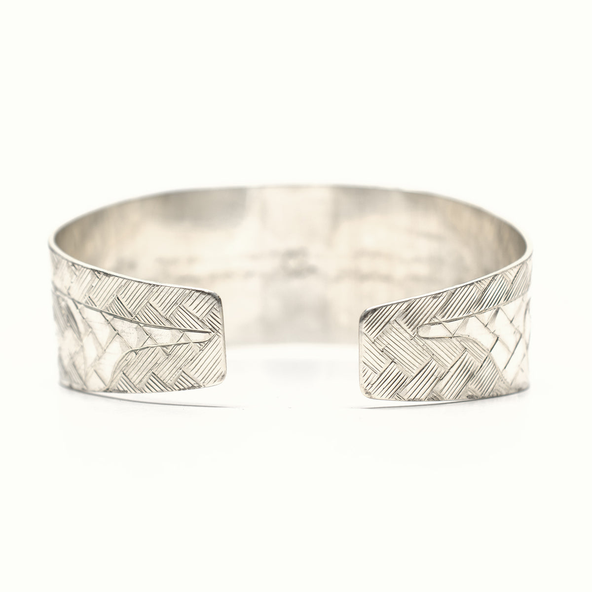 Silver Eagle Bracelet by Coast Salish artist Jody Sparrow