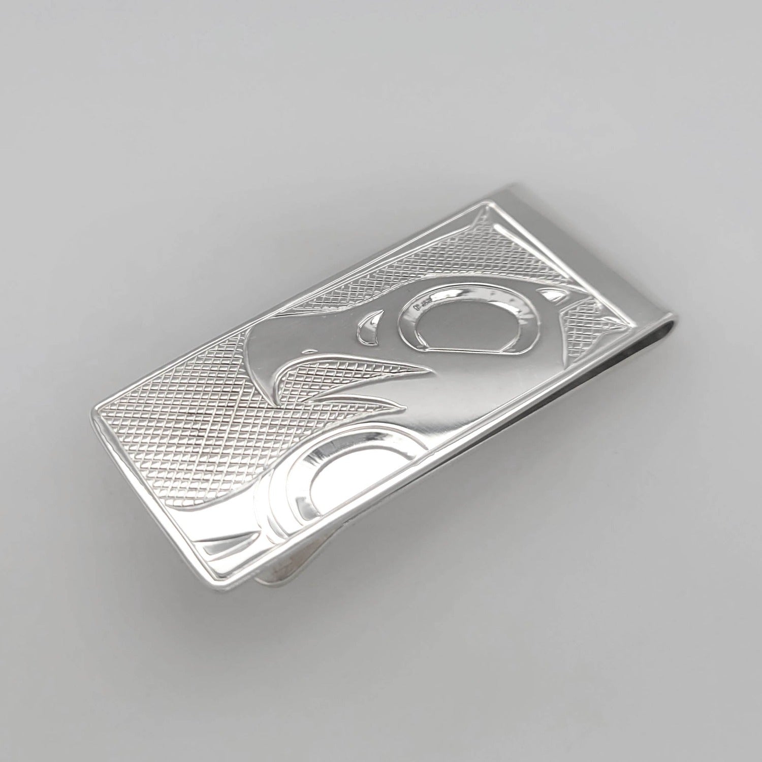 First Nations Silver Money Clips by Cree artist Justin Rivard
