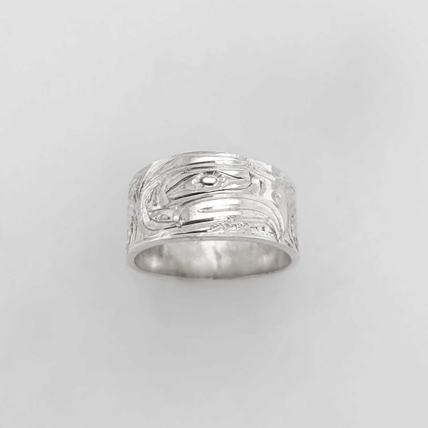 Silver Eagle Ring by Kwakwaka'wakw artist Don Wadhams