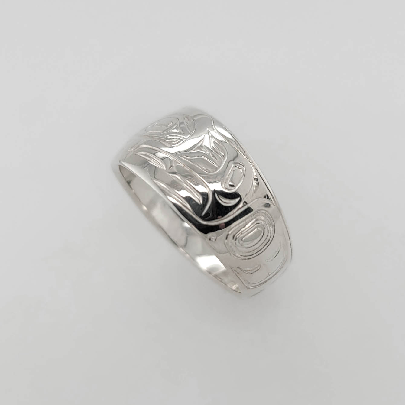 Silver Eagle Ring by Kwakwaka'wakw artist Joe Wilson