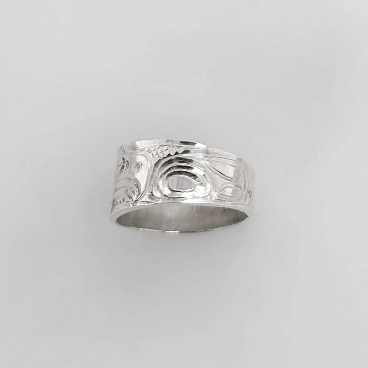 Silver Eagle Ring by Kwakwaka'wakw artist Don Wadhams