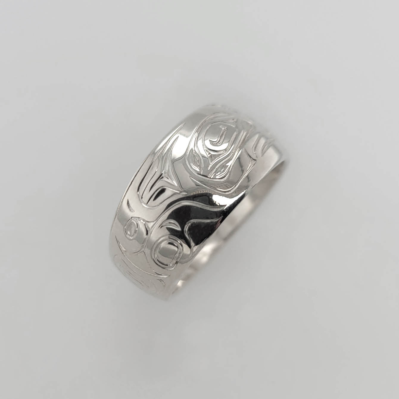 Silver Eagle Ring by Kwakwaka'wakw artist Joe Wilson
