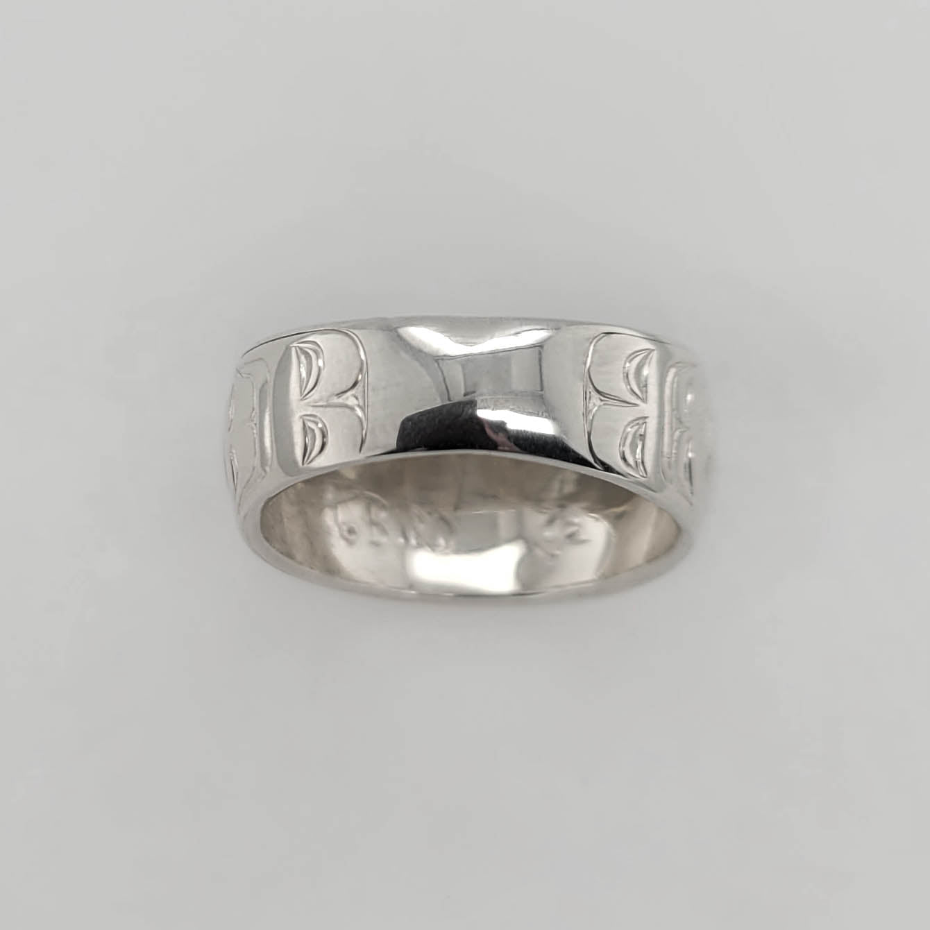 Silver Eagle Ring by Kwakwaka'wakw artist Joe Wilson